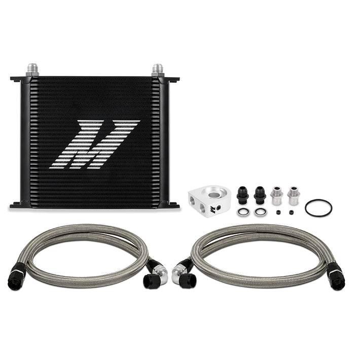 Mishimoto MMOC-U34BK Universal Oil Cooler Kit, 34-Row - Truck Part Superstore