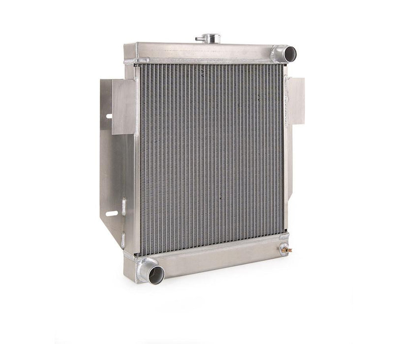 Be Cool 60023 Downflow Radiator Factory-Fit Natural Finish for 55-57 Ford Thunderbird w/Std Trans Be Cool Radiator - Truck Part Superstore
