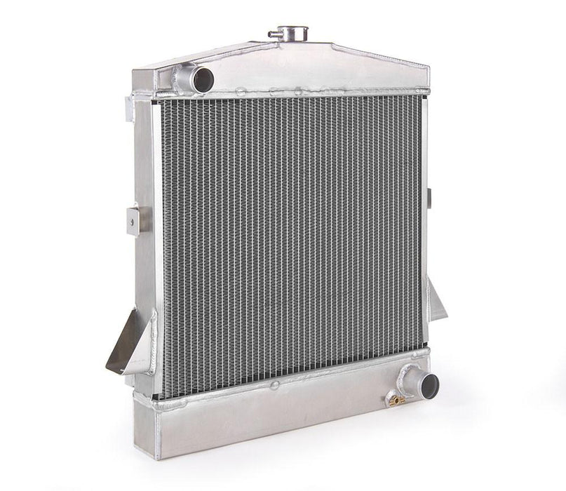 Be Cool 60039 Downflow Radiator Factory-Fit Natural Finish for 39-40 Ford Passenger 40-41 Ford F100 39-41 Mercury Passenger w/Std Trans Driver Upper Hose Be Cool Radiator - Truck Part Superstore