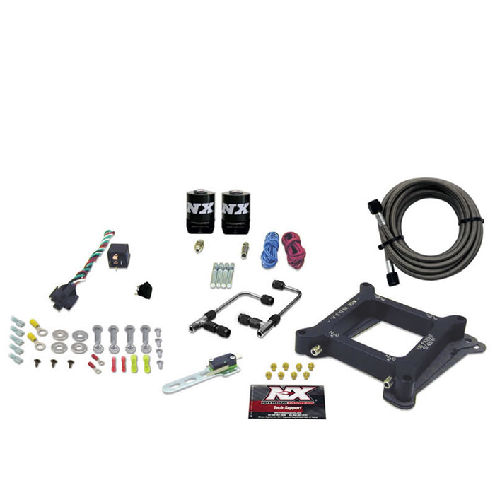 Nitrous Express 60040-00 4150 Gemini STAGE 6; (50-100-150-200-250-300HP) LESS BOTTLE - Truck Part Superstore
