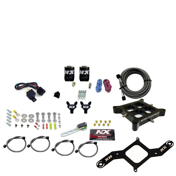 Nitrous Express 60042-00 4150 BILLET CROSSBAR STAGE 6; (50-100-150-200-250-300HP) LESS BOTTLE - Truck Part Superstore