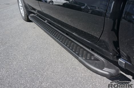 Romik 60043419 2017-Present GMC Sierra Crew Cab Running Boards RAL-TB Side Steps Black Romik - Truck Part Superstore