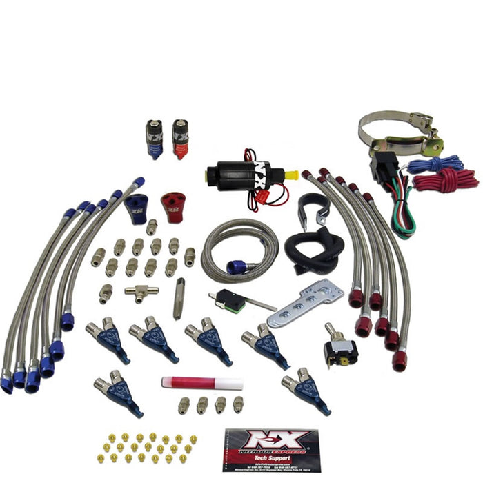 Nitrous Express 60066-00P SIX CYLINDER PIRANHA SYSTEM; NO BOTTLE - Truck Part Superstore