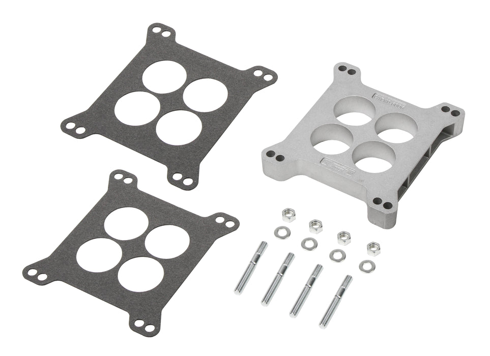 Mr Gasket 6006 Aluminum Carburetor Spacer Kit; 1 in. Ported; Race Only; - Truck Part Superstore