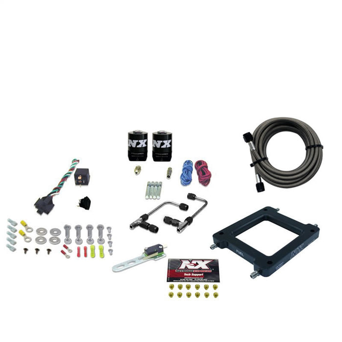 Nitrous Express 60070-00 Dominator Gemini STAGE 6 (50-100-150-200-250-300HP) LESS BOTTLE - Truck Part Superstore