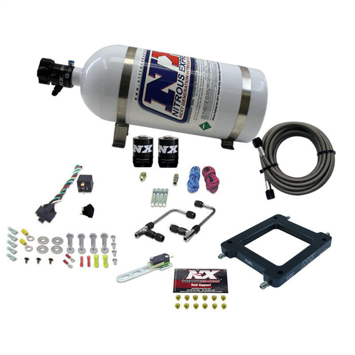 Nitrous Express 60070-10 Dominator Gemini STAGE 6 (50-100-150-200-250-300HP) WITH 10LB BOTTLE - Truck Part Superstore