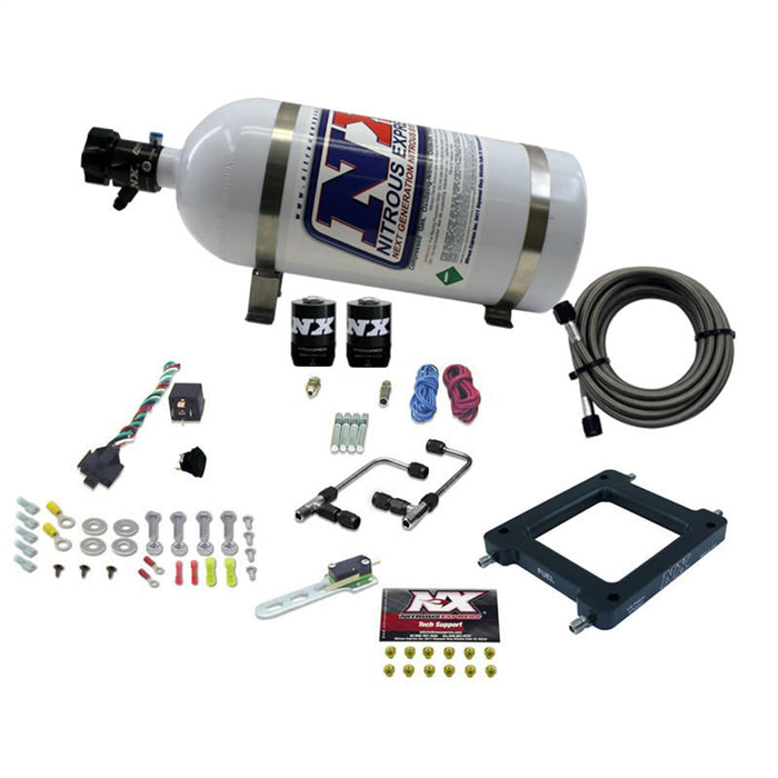 Nitrous Express 60075-10 Dominator Gemini STAGE 6 ALCOHOL WITH 10LB BOTTLE. - Truck Part Superstore