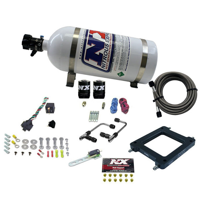 Nitrous Express 60075-10 Dominator Gemini STAGE 6 ALCOHOL WITH 10LB BOTTLE. - Truck Part Superstore