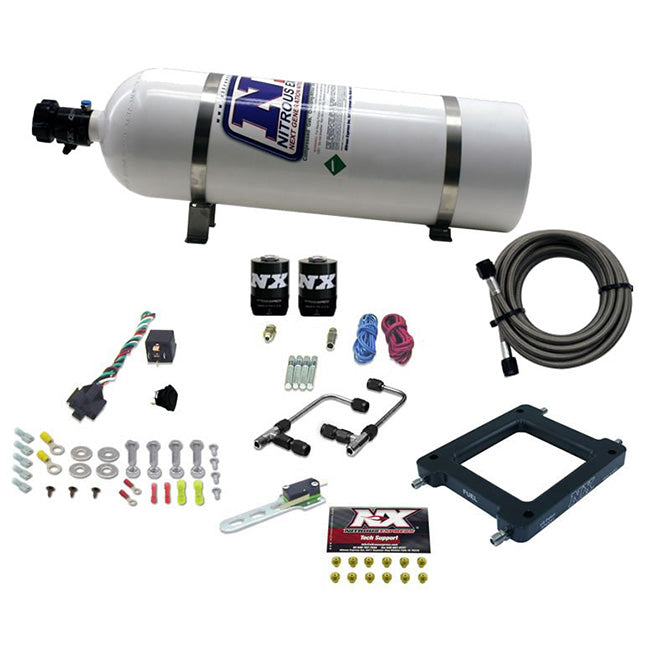 Nitrous Express 60075-15 Dominator Gemini STAGE 6 ALCOHOL WITH 15LB BOTTLE - Truck Part Superstore