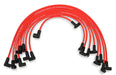 Mallory 600 Pro Wire Set; 8mm Red Silicone Jacket; Black Plug Boots; - Truck Part Superstore