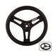Grant 600 Racing Steering Wheel; 13 in. Diameter; Black; 3-Spoke Design: Grant Logo; - Truck Part Superstore