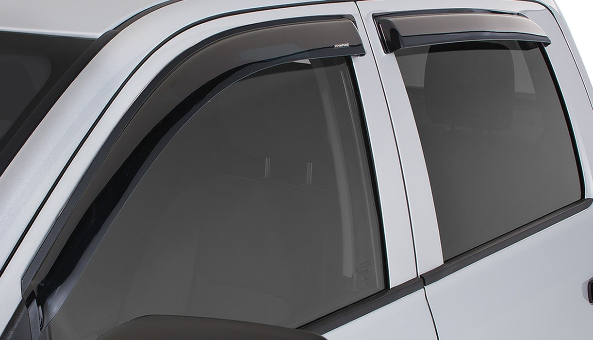 Stampede 60102-2 Tape-Onz™ Sidewind Deflector 4 pc.; Smoke; - Truck Part Superstore
