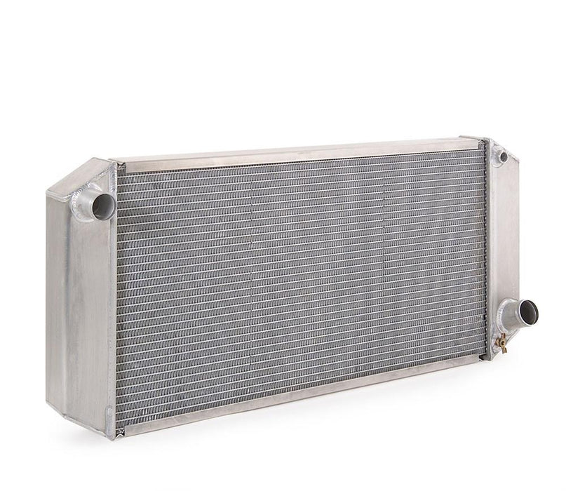 Be Cool 60154 Radiator Factory-Fit Natural Finish for 40-42 Willys w/Std Trans Passenger Water Pump Outlet 33 Inch W Be Cool Radiator - Truck Part Superstore