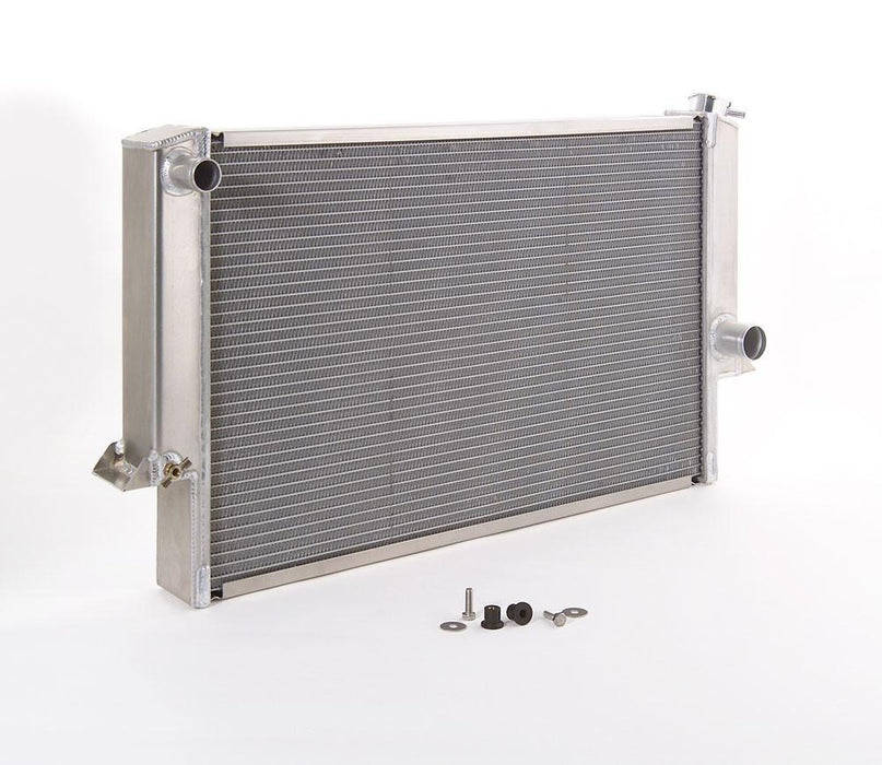 Be Cool 60177 Radiator Factory-Fit Natural Finish for 70-74 Dodge E-Body w/Std Trans Passenger Water Pump Outlet 33 Inch Be Cool Radiator - Truck Part Superstore