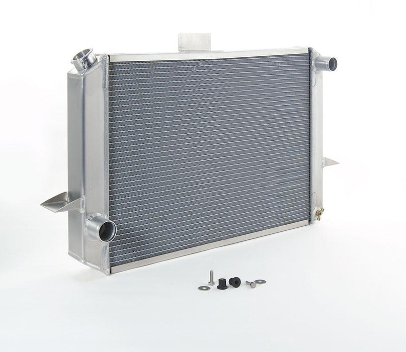 Be Cool 60178 Radiator Factory-Fit Natural Finish for 70-74 Dodge E-Body w/Std Trans Driver Water Pump Outlet 29 Inch Be Cool Radiator - Truck Part Superstore