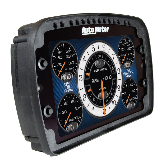 AutoMeter 6021 RACING INSTRUMENT DISPLAY; COLOR LCD; CONFIG; SHIFT/ALARM LIGHTS; DATALOGGING - Truck Part Superstore