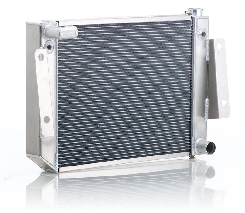Be Cool 60220 Radiator Factory-Fit Natural Finish for 74-88 Jeep J-Series w/Std Trans Small Block Passenger Water Pump Outlet Be Cool Radiator - Truck Part Superstore