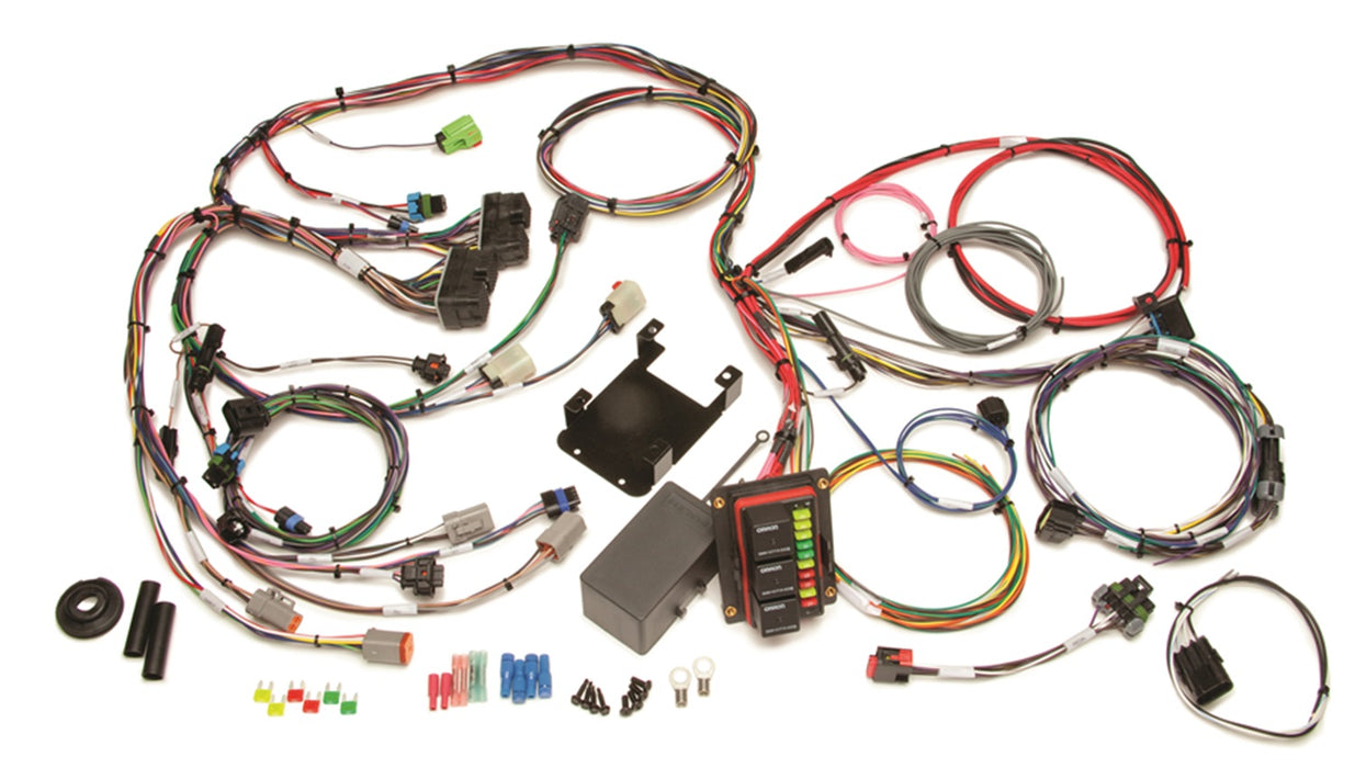 Painless Wiring 60250 Engine Wiring Harness; 10 Fuses w/2 Ignition; 1 Fuel Heater; 1 Accessory Relay; - Truck Part Superstore