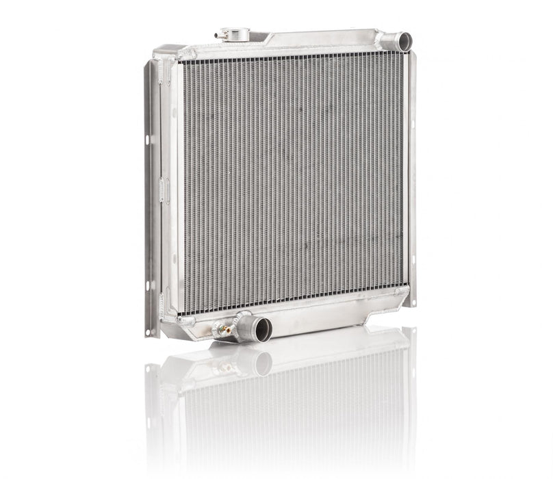 Be Cool 60254 Downflow Radiator Factory-Fit Natural Finish for 66-67 Ford Fairlane/Fairlane 500/Ranchero 66-67 Mercury Comet w/Std Trans Be Cool Radiator - Truck Part Superstore