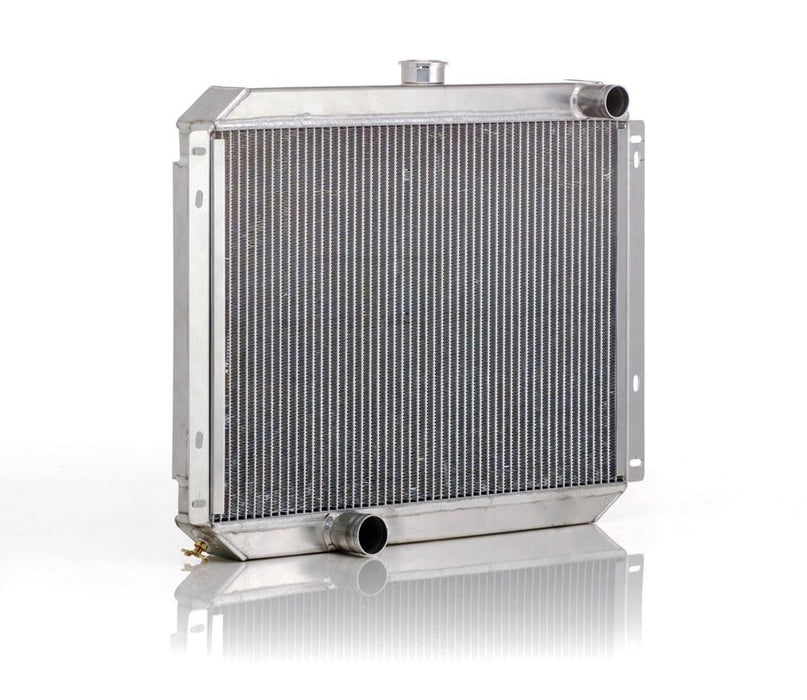 Be Cool 60263 Downflow Radiator Factory-Fit Natural Finish for 67-70 Ford Mustang 67-70 Mercury Cougar w/Std Trans Driver Lower Hose Location Be Cool Radiator - Truck Part Superstore
