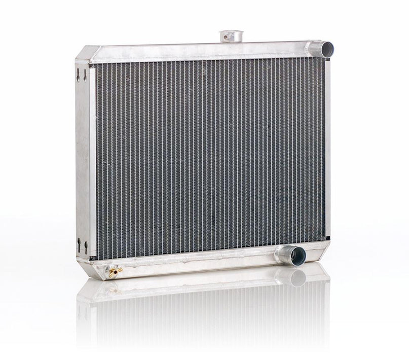 Be Cool 60265 Downflow Radiator Factory-Fit Natural Finish for 64-65 Pontiac GTO/LeMans/Tempest w/Std Trans 25 Inch W x 20 Inch H Be Cool Radiator - Truck Part Superstore