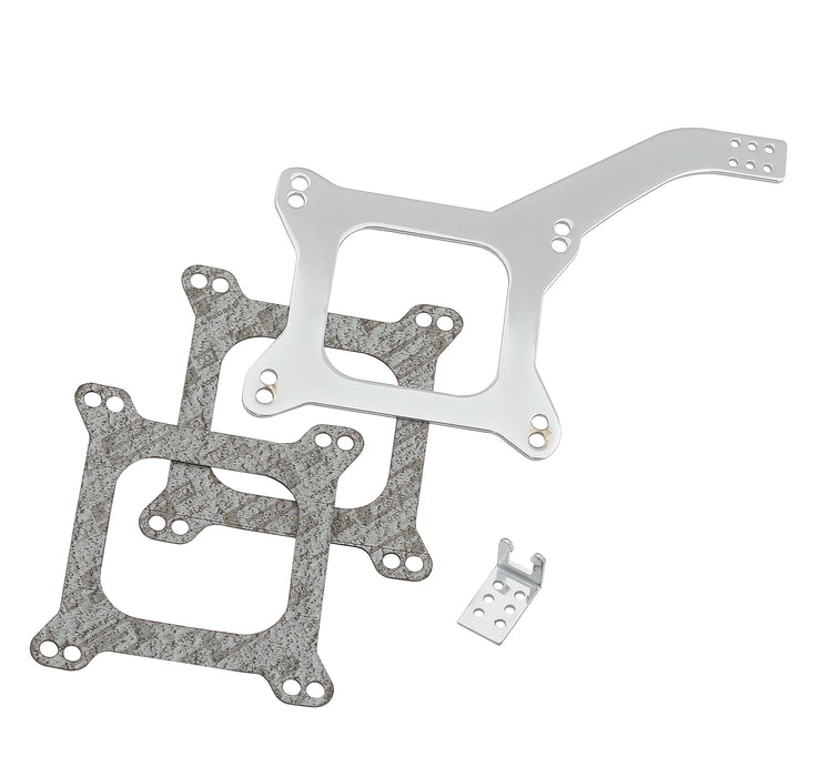 Mr Gasket 6035 Chrome Plated Carburetor Linkage Plate; For Holley And AFB; - Truck Part Superstore