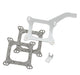 Mr Gasket 6035 Chrome Plated Carburetor Linkage Plate; For Holley And AFB; - Truck Part Superstore