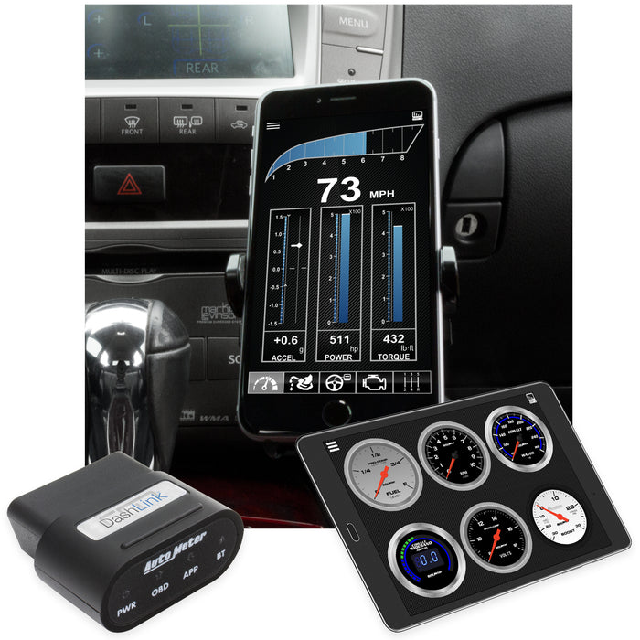 AutoMeter 6036 OBD-II WIRELESS DATA MODULE; BLUETOOTH; FOR ANDROID AND APPLE IOS DEVICES; DASHL - Truck Part Superstore