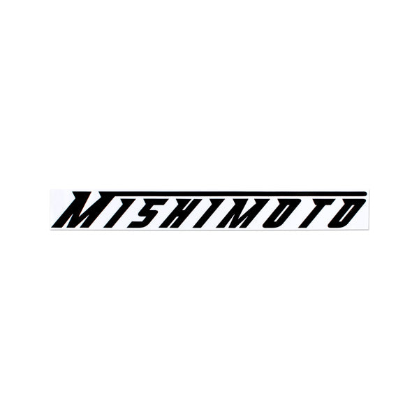 Mishimoto MMPROMO-STK-SSM Small Silver Mishimoto Decal, 1.5 x 10 - Truck Part Superstore