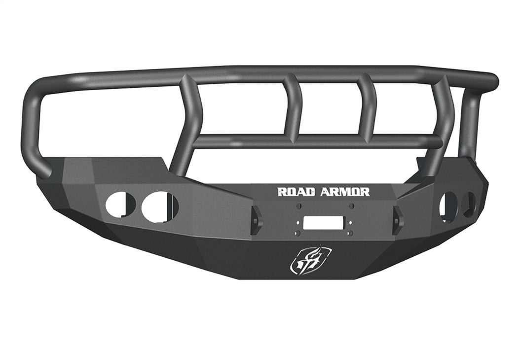 Road Armor 60502B Stealth Winch Front Bumper; Titan II Guard; Satin Black; - Truck Part Superstore