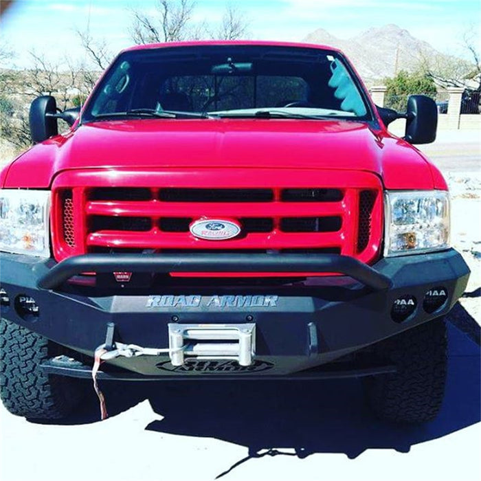 Road Armor 60504B Stealth Winch Front Bumper; Pre-Runner Guard; Satin Black; - Truck Part Superstore