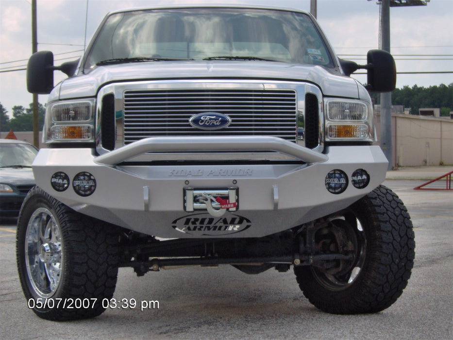 Road Armor 60504B Stealth Winch Front Bumper; Pre-Runner Guard; Satin Black; - Truck Part Superstore