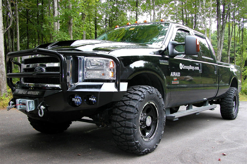 Road Armor 60505B Stealth Winch Front Bumper; Lonestar Guard; Satin Black; - Truck Part Superstore