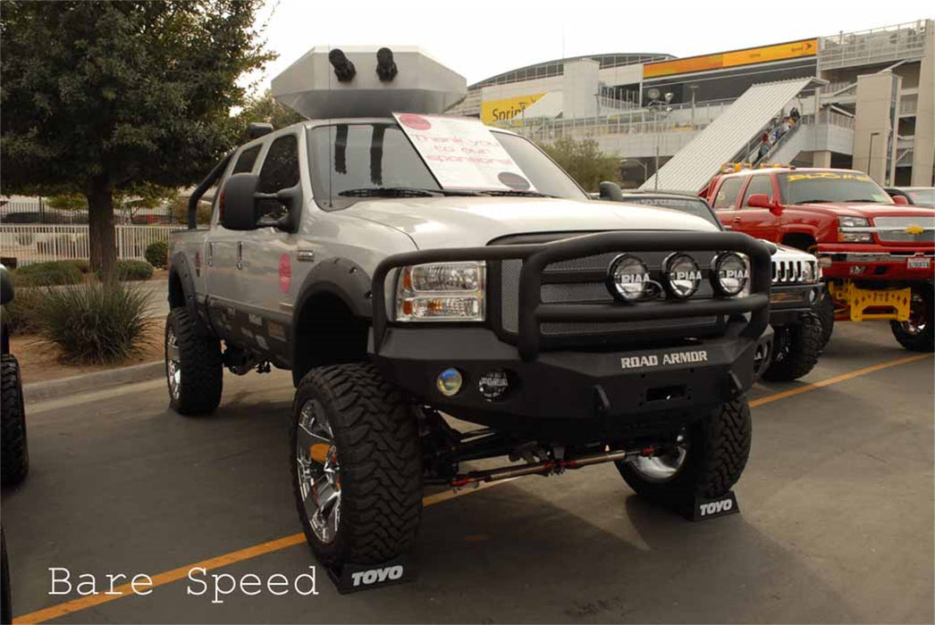 Road Armor 60505B Stealth Winch Front Bumper; Lonestar Guard; Satin Black; - Truck Part Superstore