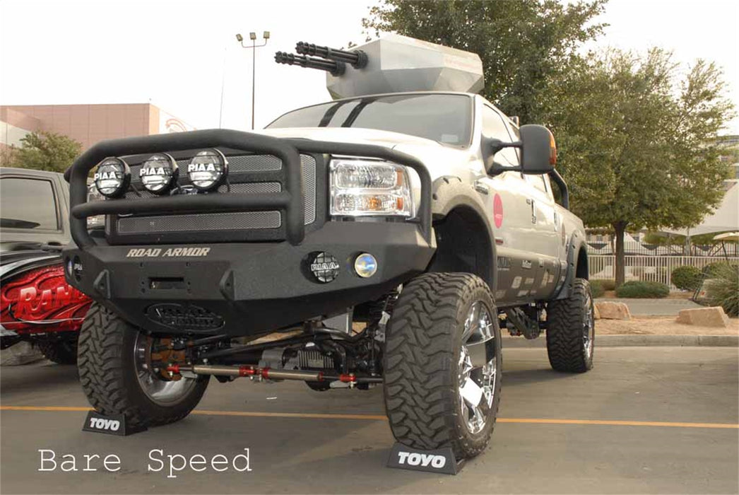 Road Armor 60505B Stealth Winch Front Bumper; Lonestar Guard; Satin Black; - Truck Part Superstore