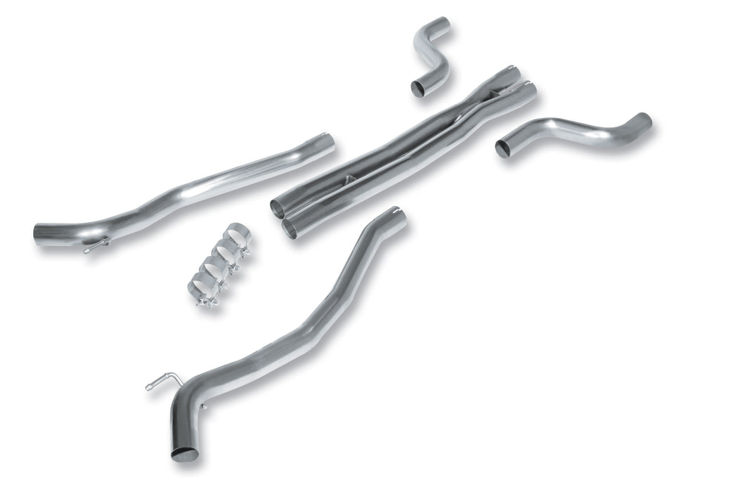 Borla 60512 Connection Pipes - X-Pipe With Mid-Pipes - Truck Part Superstore