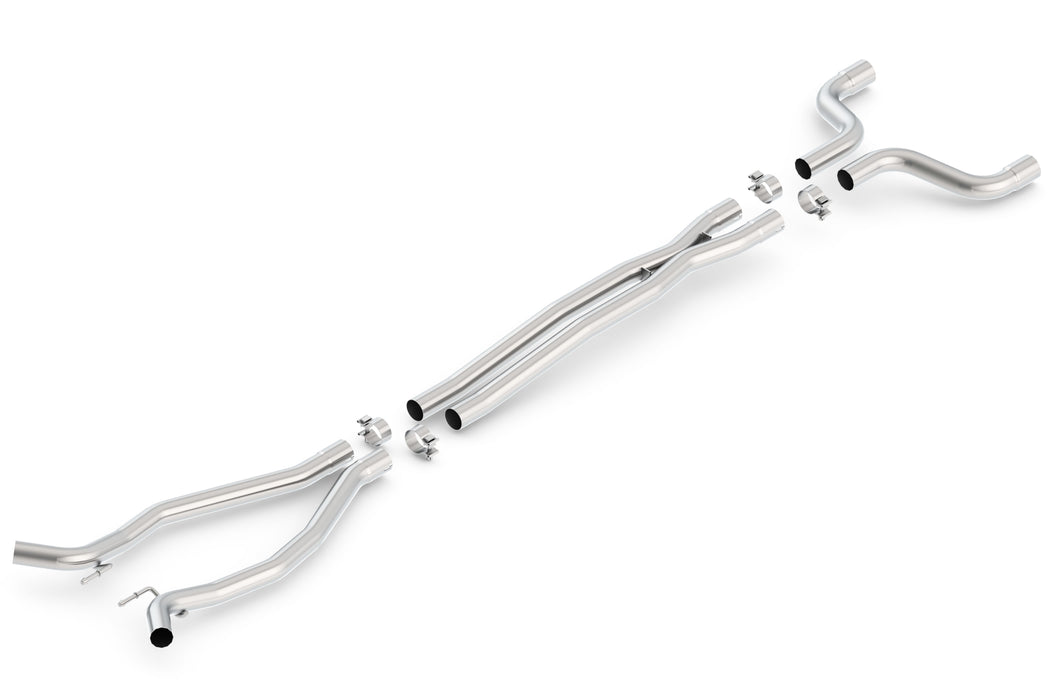 Borla 60539 Connection Pipes - X-Pipe With Mid-Pipes - Truck Part Superstore