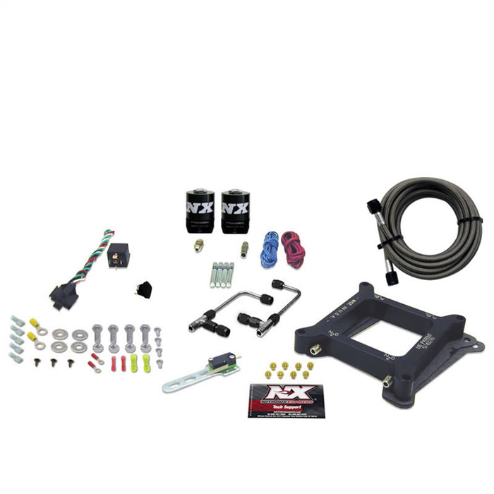 Nitrous Express 60545-00 4150 Gemini PRO-POWER ALCOHOL (100-200-300-400-500HP) LESS BOTTLE - Truck Part Superstore