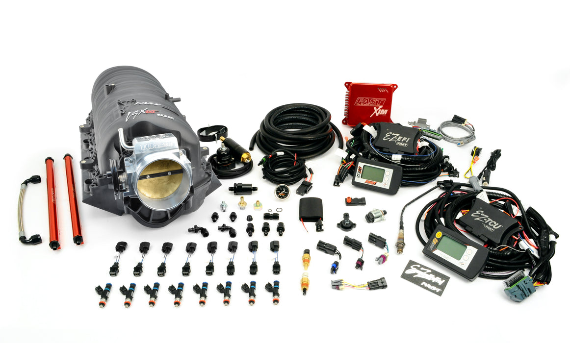 FAST 302003L-TCU EZ-EFI + XIM + LSXRT+ Big Mouth Throttle Body + Inline Pump + TCU Kit for LS - Truck Part Superstore