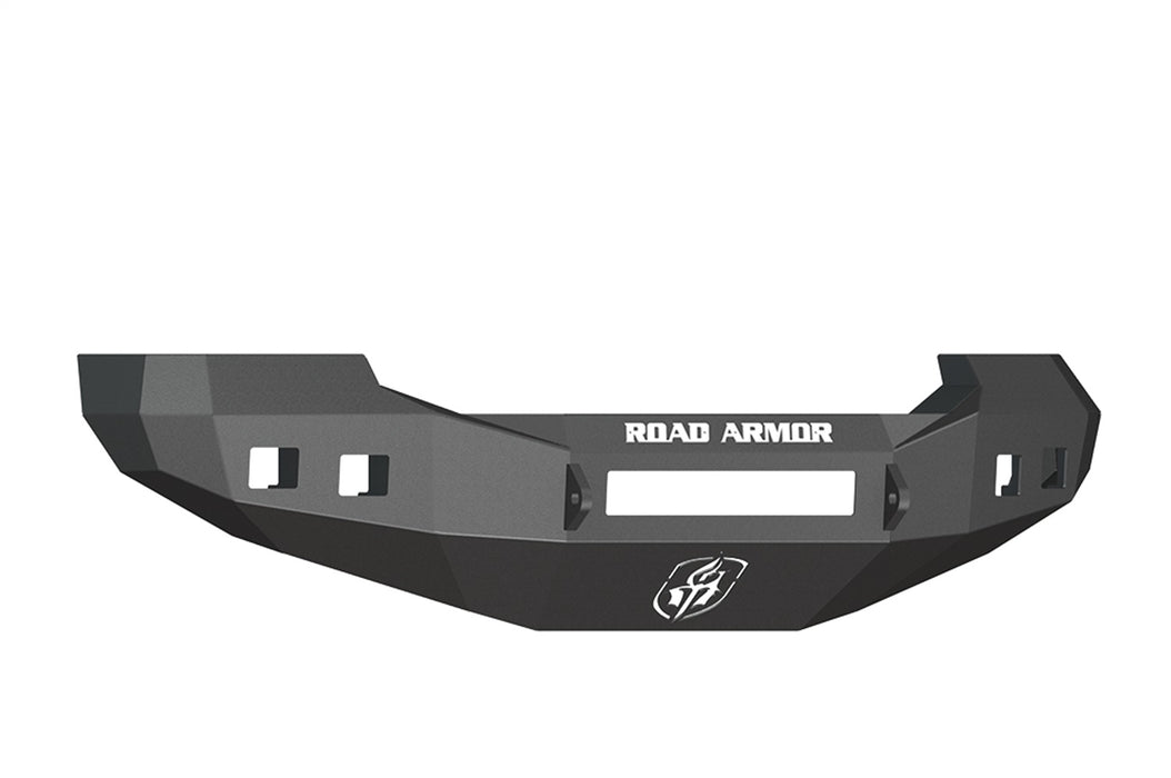 Road Armor 605R0B-NW Stealth Non-Winch Front Bumper; Steel; Satin Black; Square Fog Light Holes; - Truck Part Superstore