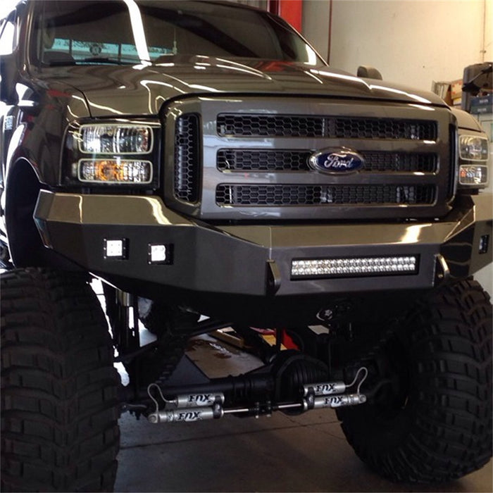 Road Armor 605R0B-NW Stealth Non-Winch Front Bumper; Steel; Satin Black; Square Fog Light Holes; - Truck Part Superstore