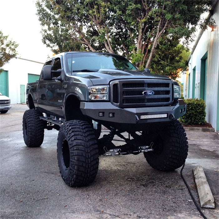 Road Armor 605R0B-NW Stealth Non-Winch Front Bumper; Steel; Satin Black; Square Fog Light Holes; - Truck Part Superstore