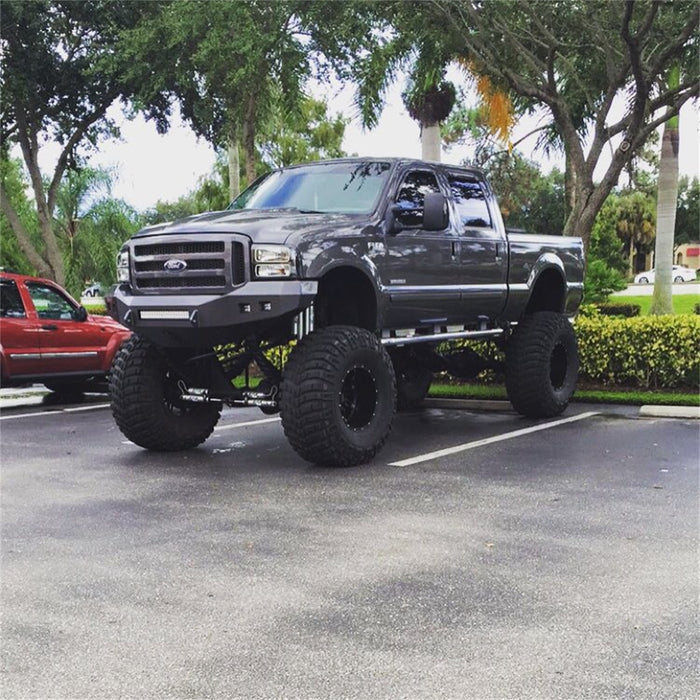 Road Armor 605R0B-NW Stealth Non-Winch Front Bumper; Steel; Satin Black; Square Fog Light Holes; - Truck Part Superstore
