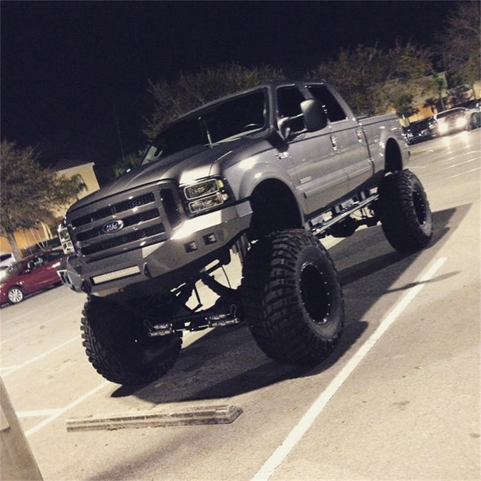 Road Armor 605R0B-NW Stealth Non-Winch Front Bumper; Steel; Satin Black; Square Fog Light Holes; - Truck Part Superstore