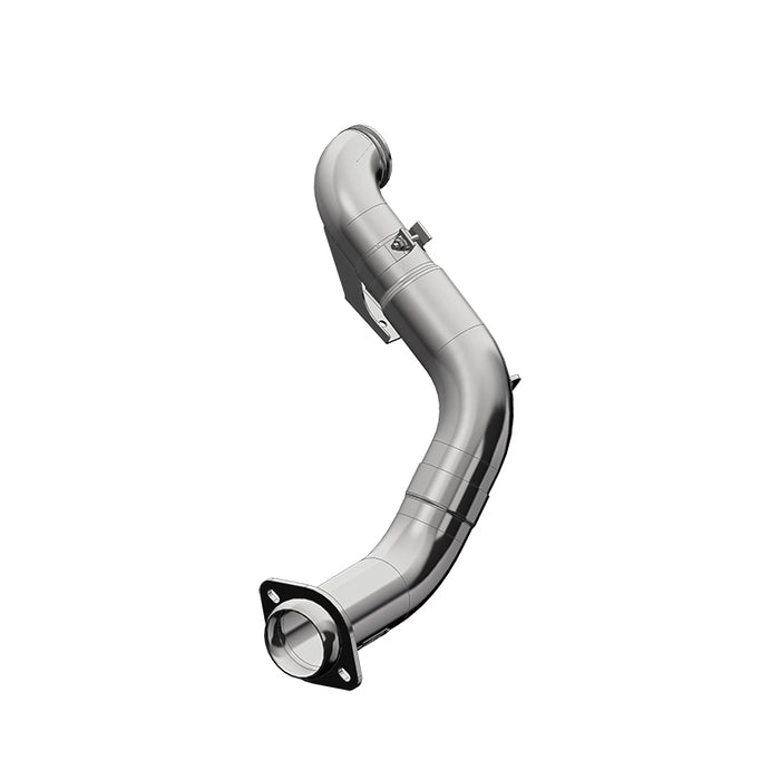 MBRP FS9CA460 4 Inch Turbo Down Pipe For 15-16 Ford 6.7L Powerstroke Non Cab and Chassis Only T409 Stainless Steel EO Num. D-763-1 MBRP - Truck Part Superstore