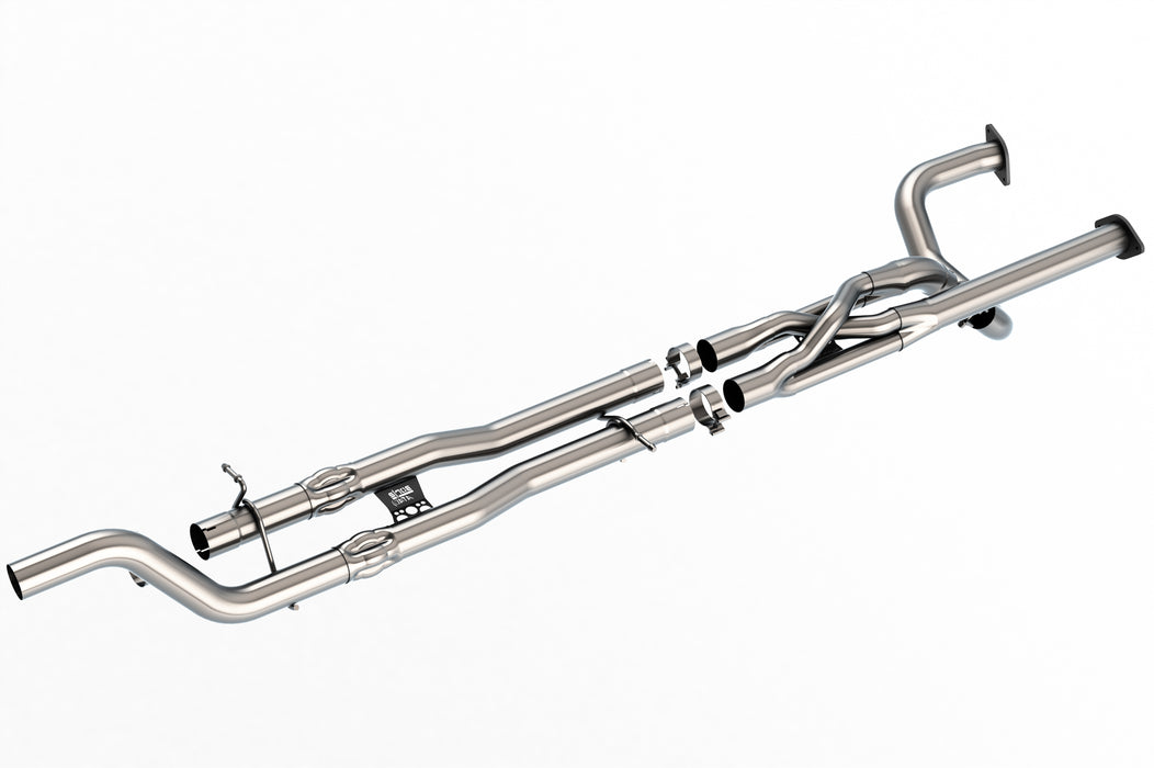Borla 60717 Connection Pipes - Switchfire(tm) X-Pipe With Mid-Pipes ATAK@ - Truck Part Superstore