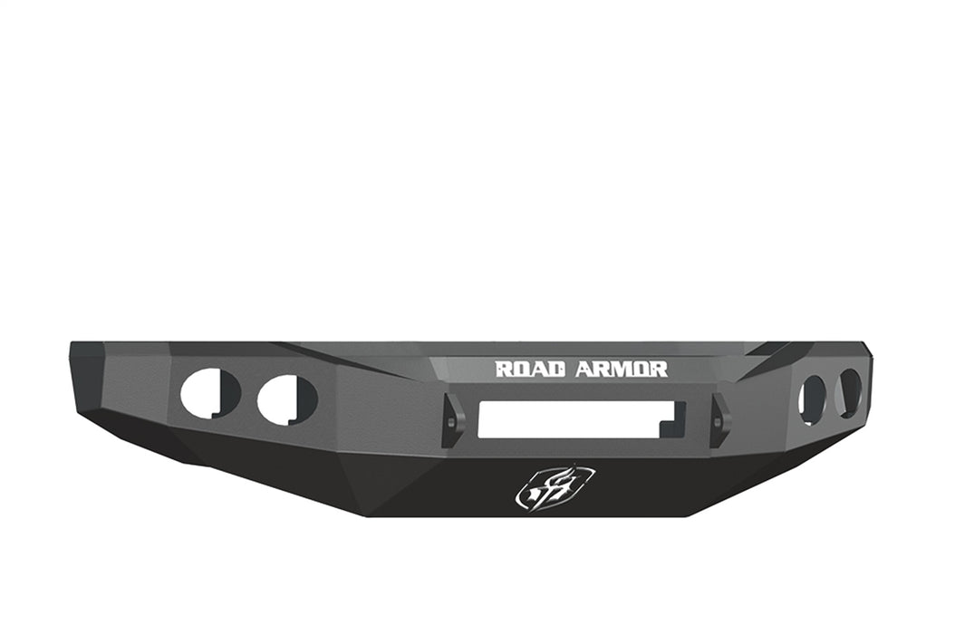 Road Armor 60800B-NW Stealth Non-Winch Front Bumper; Steel; Satin Black; - Truck Part Superstore
