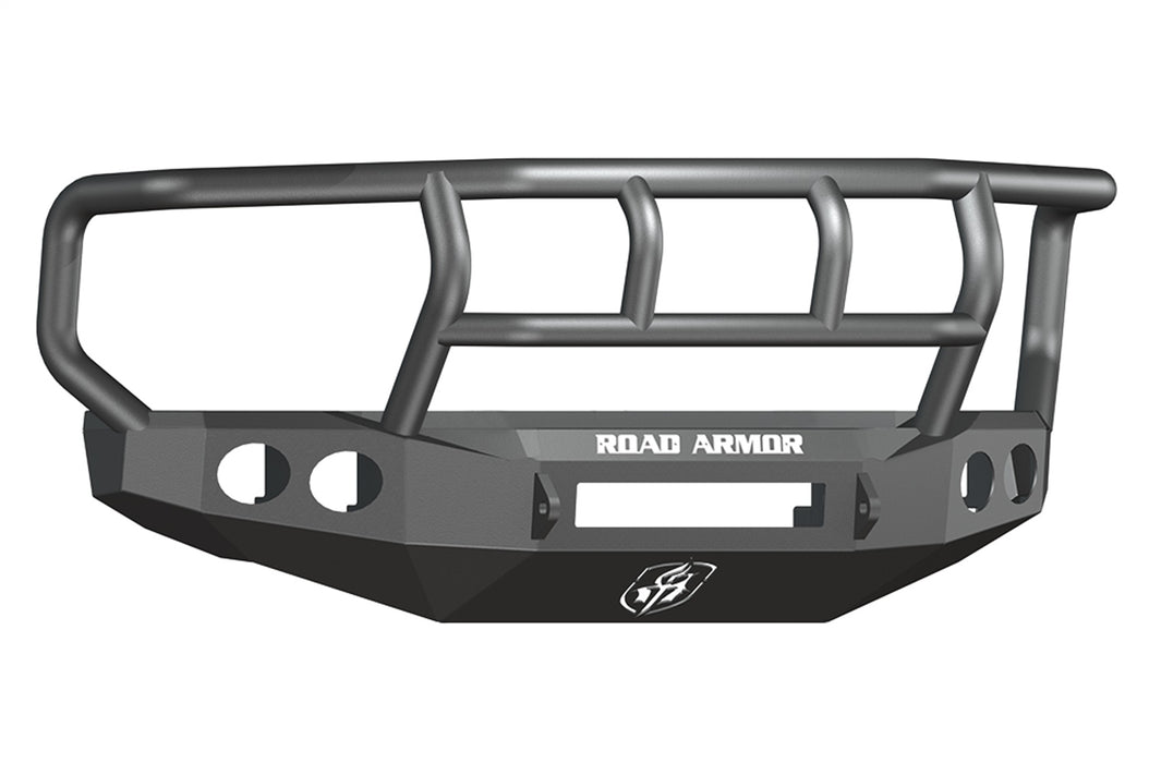 Road Armor 60802B-NW Stealth Non-Winch Front Bumper; Titan II Guard; Satin Black; - Truck Part Superstore