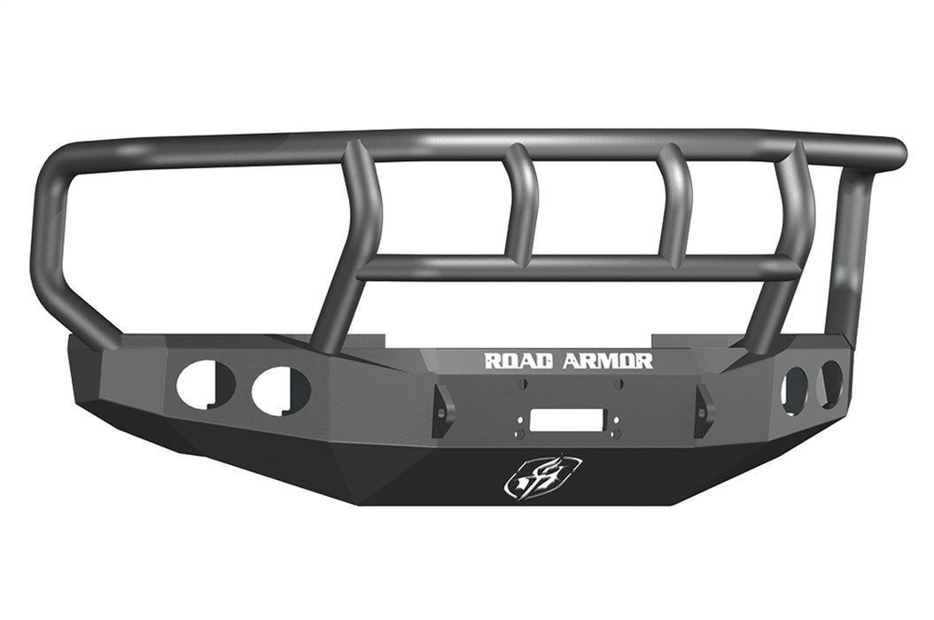 Road Armor 60802B Stealth Winch Front Bumper; Titan II Guard; Satin Black; - Truck Part Superstore