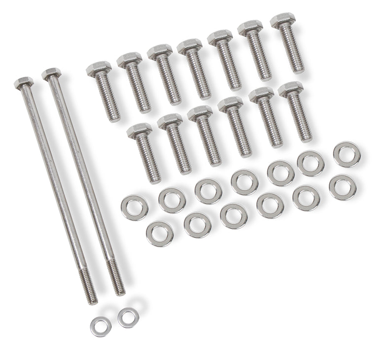 Mr Gasket 60850G Oil Pan Bolt Kit; 8 pc. M8-1.25 x 30mm; Hex Style Bolts w/Washers; - Truck Part Superstore